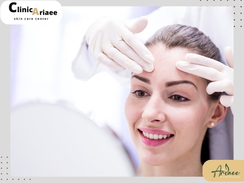 عوارض بوتاکس پیشانی