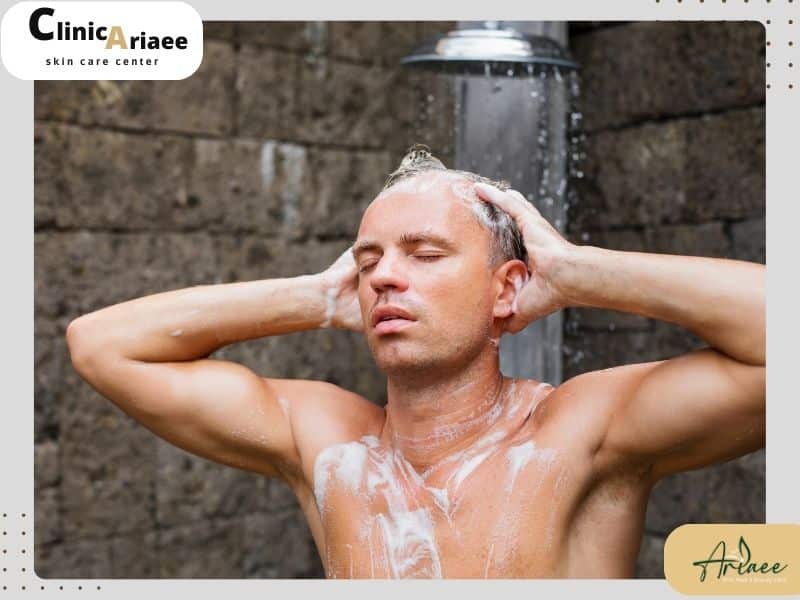  دمای مناسب برای شستن موها بعد از کاشت مو