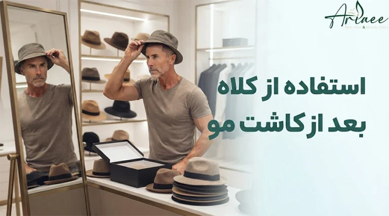 استفاده از کلاه بعد از کاشت مو