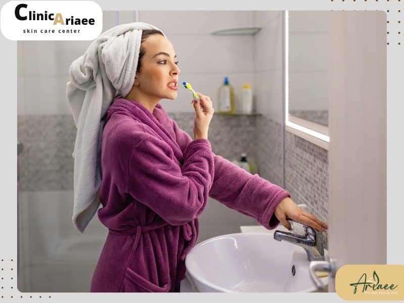  چرا مسواک زدن بعد از تزریق ژل لب مهم است؟