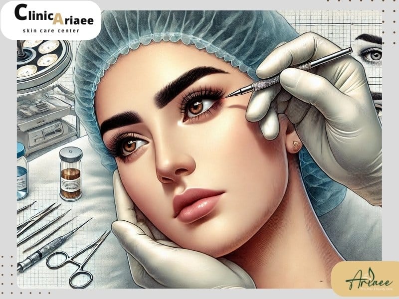 کاشت ابرو به روش Micro FIT