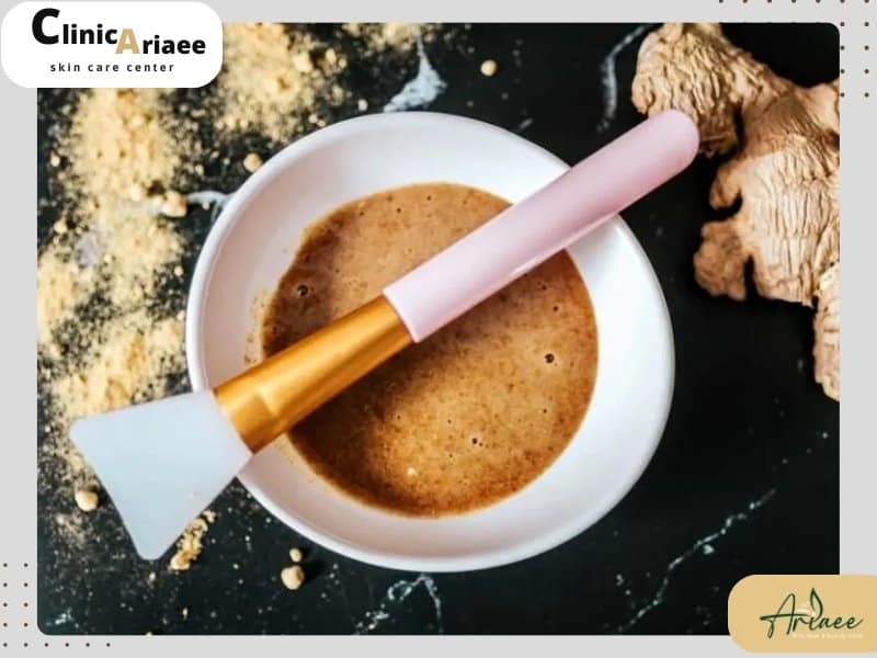 ماسک زنجبیل برای دور چشم
