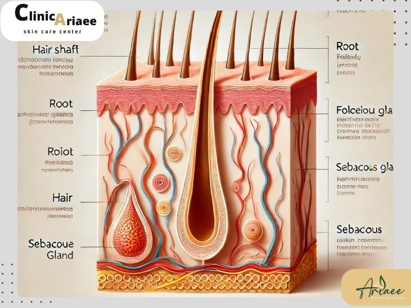 ساختمان اصلی مو از چه موادی تشکیل شده است؟