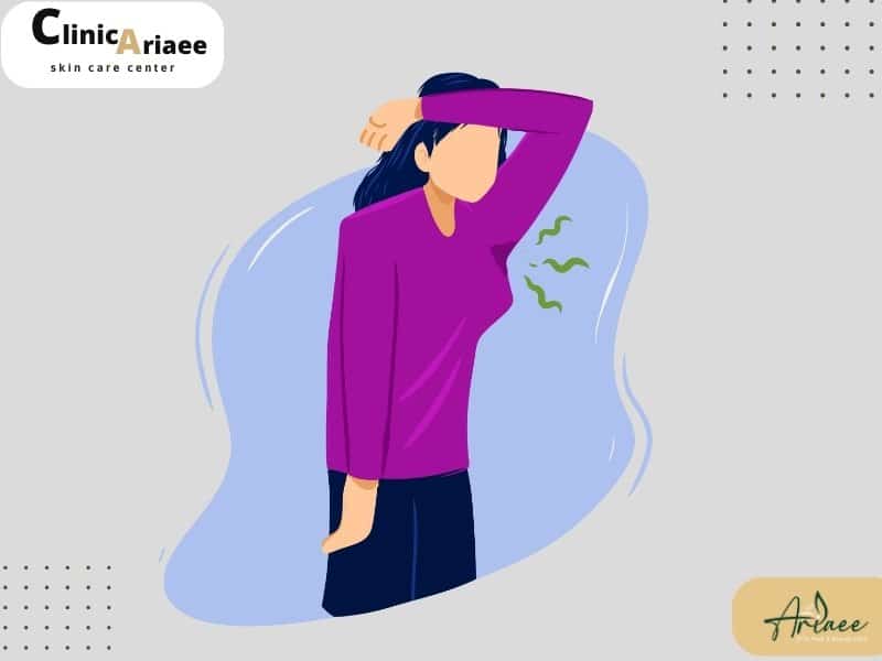 دلایل تعریق زیاد